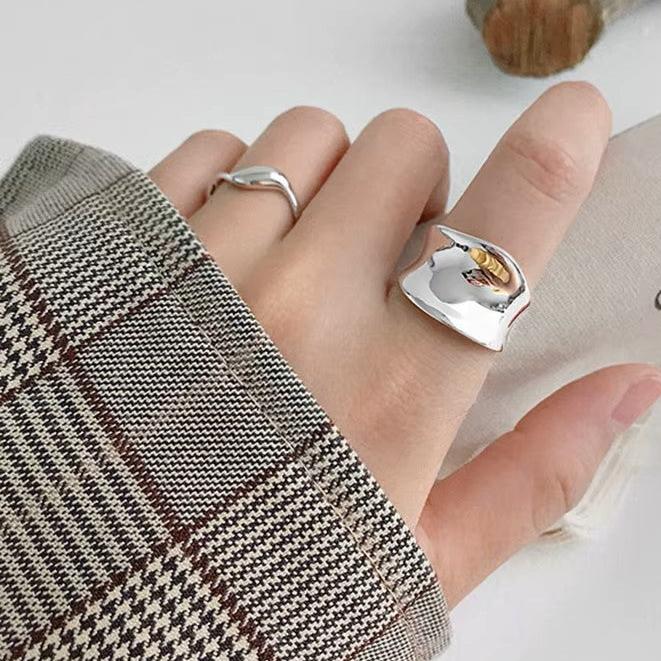 Minimalist Silver Color Rings  BUY 1, GET 1 FREE