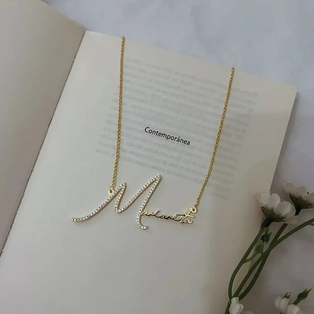 Personalized Name Necklace in Signature Style