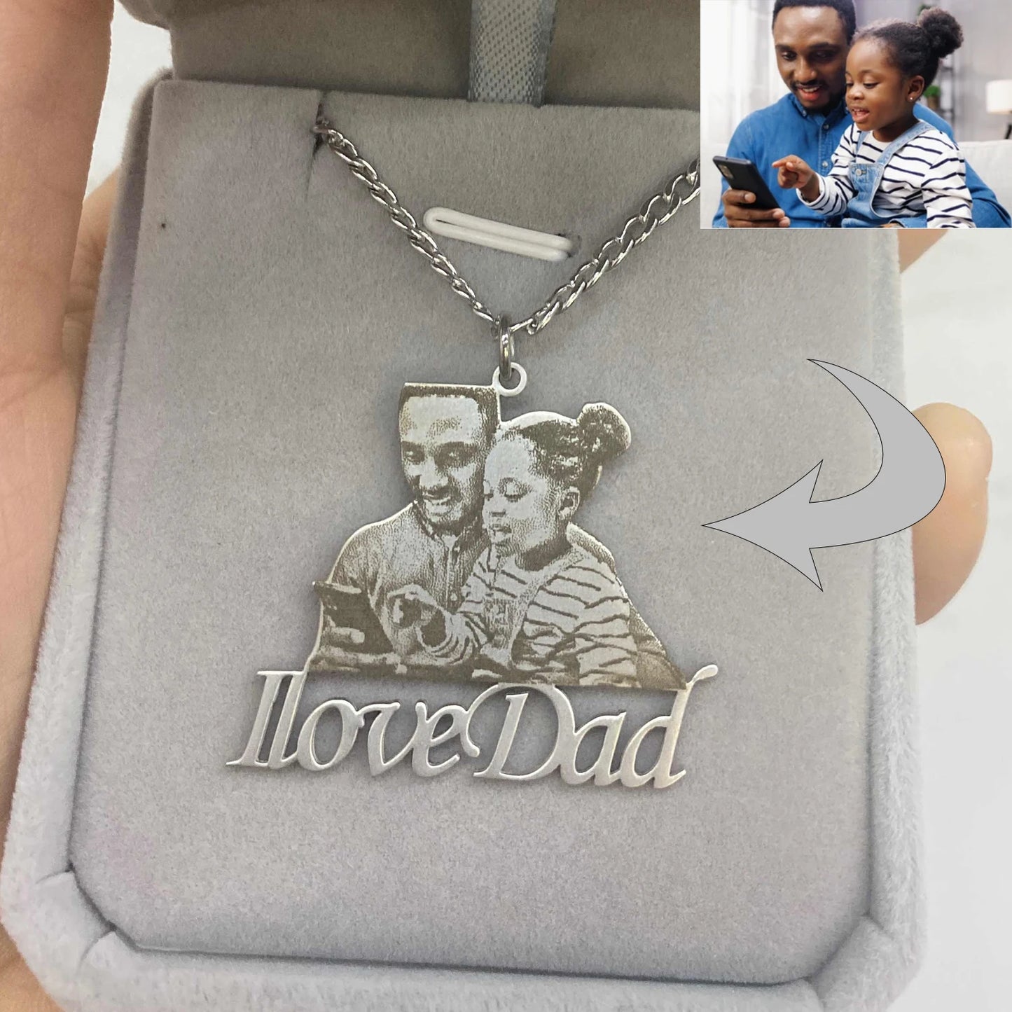 Memories Personalized Photo Pendant