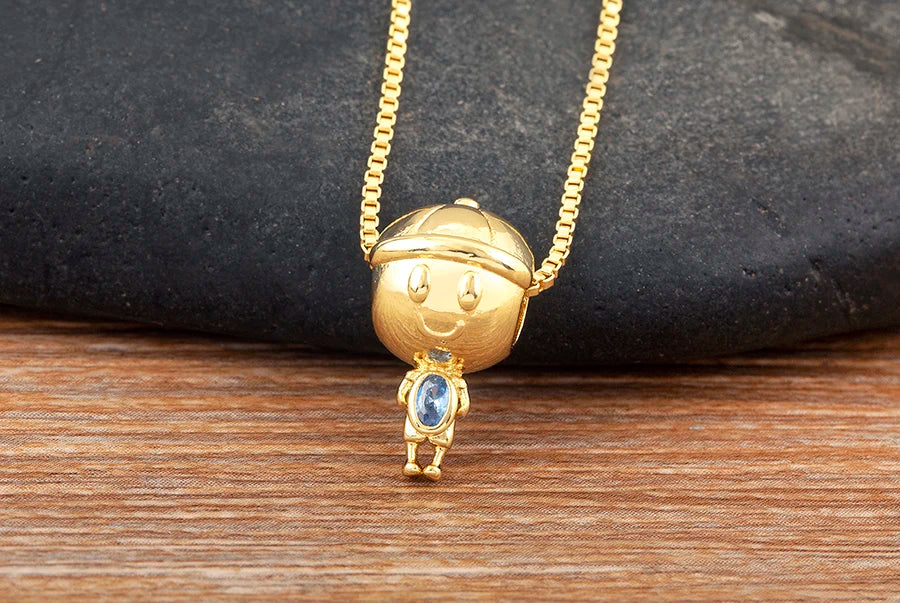 Pendant Necklace Boy Girl