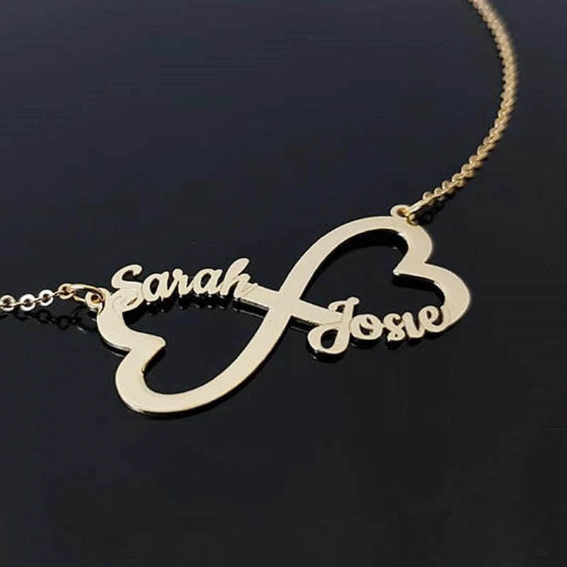 Custom Name Couple Necklace