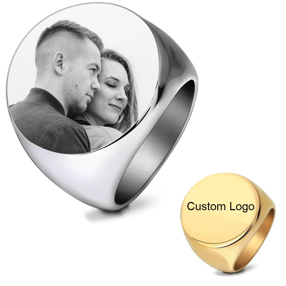 Personalized Photo Ring