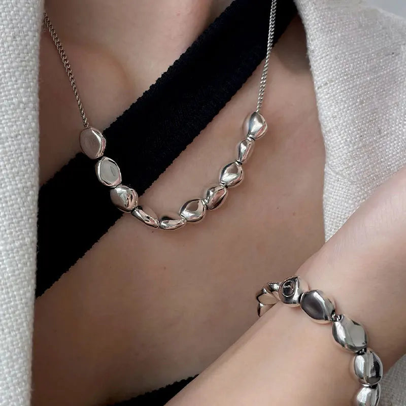 Ada Silver Necklace