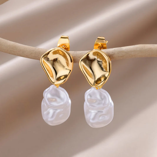 Baroque Pearl Earrings