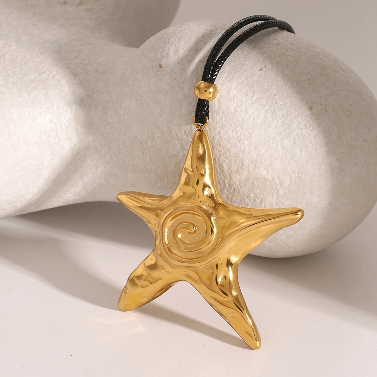 Gold Starfish Necklace