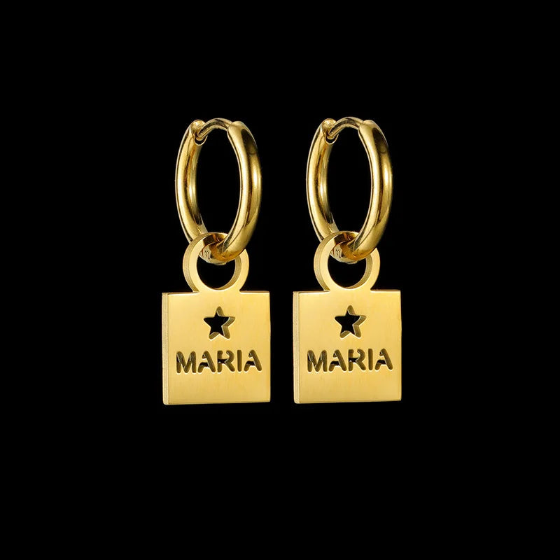 Custom Name Earrings