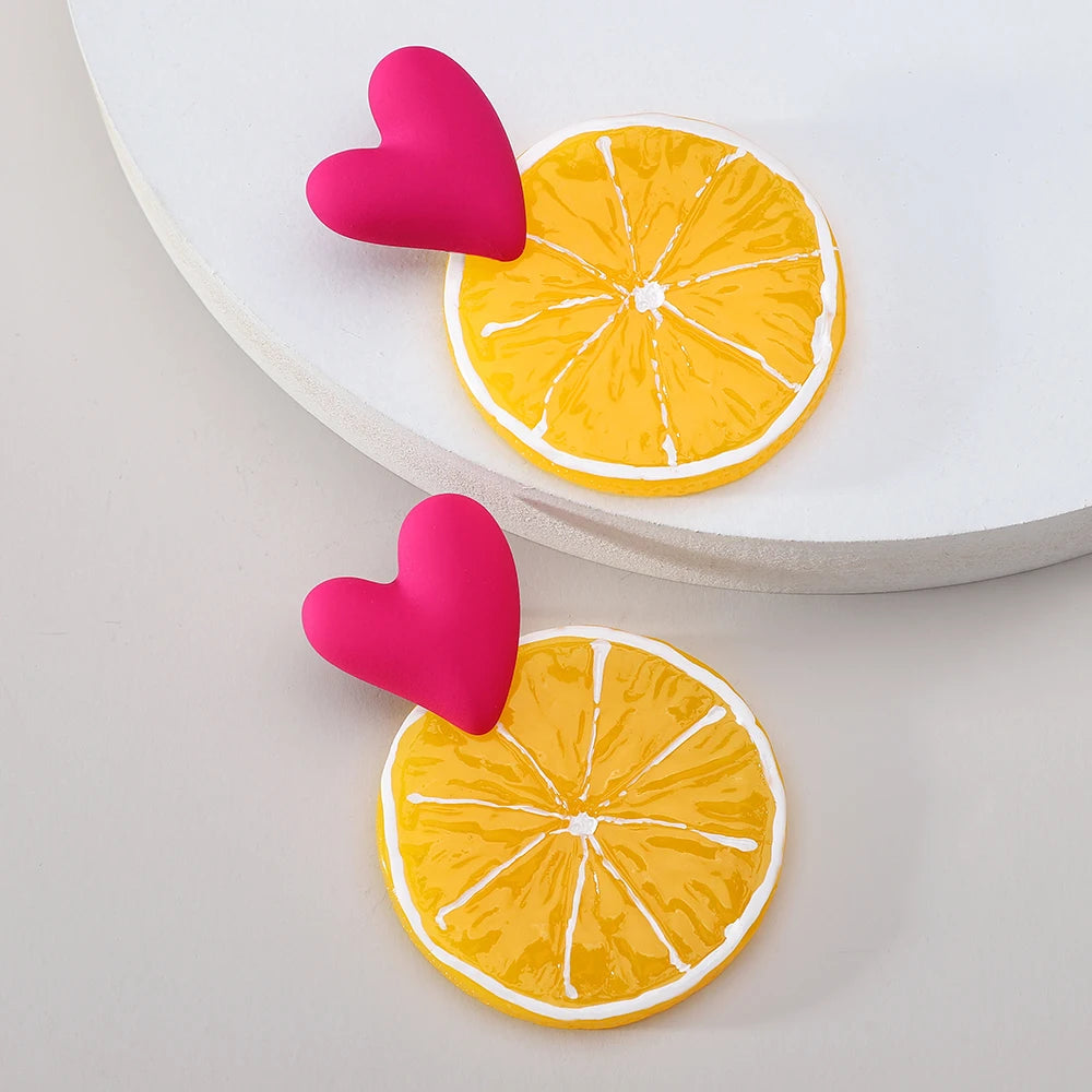 Fashion Acrylic Fruit Earring