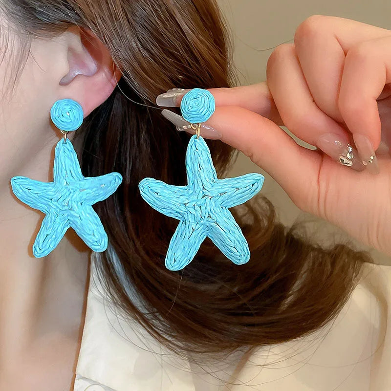 Starfish Drop Earrings