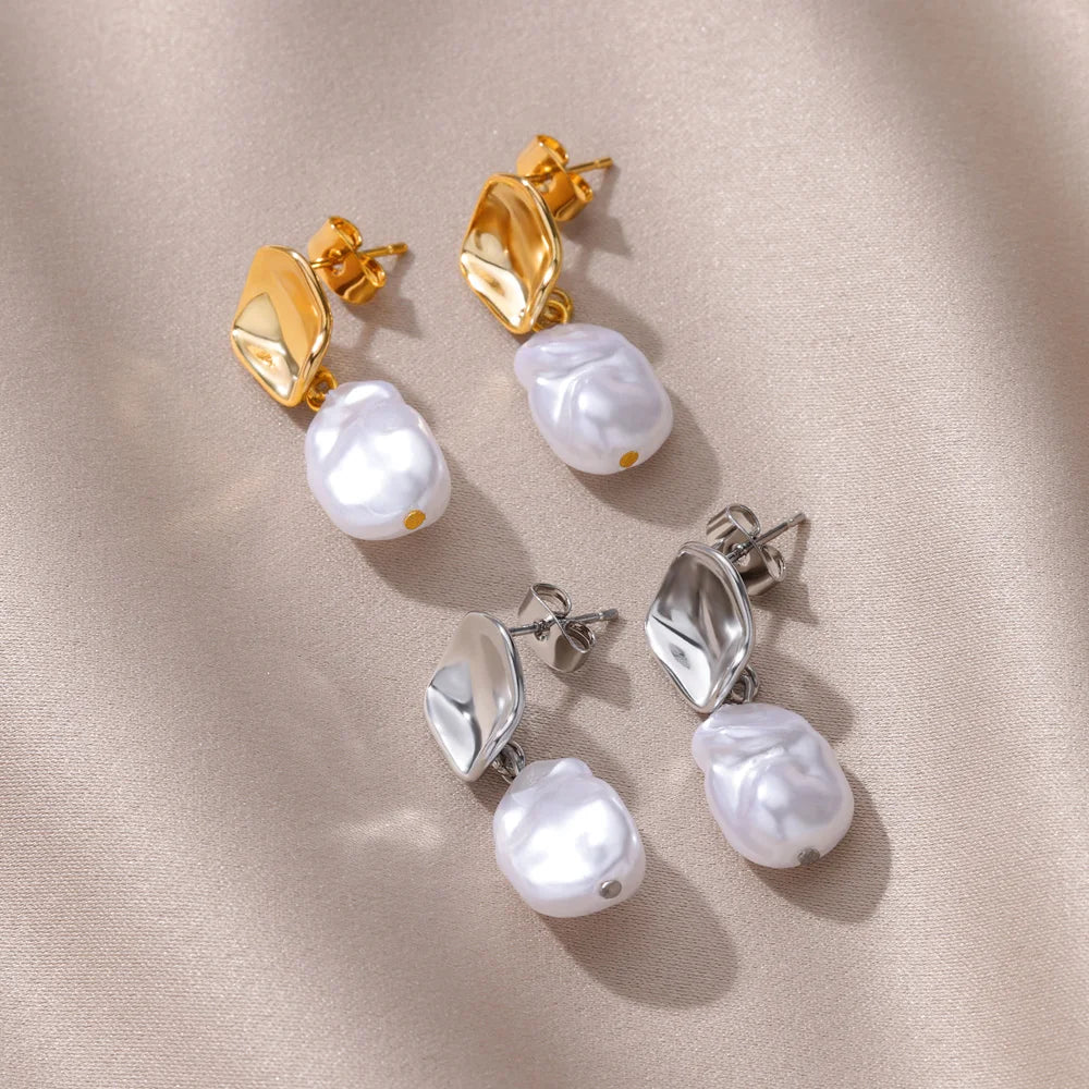 Baroque Pearl Earrings