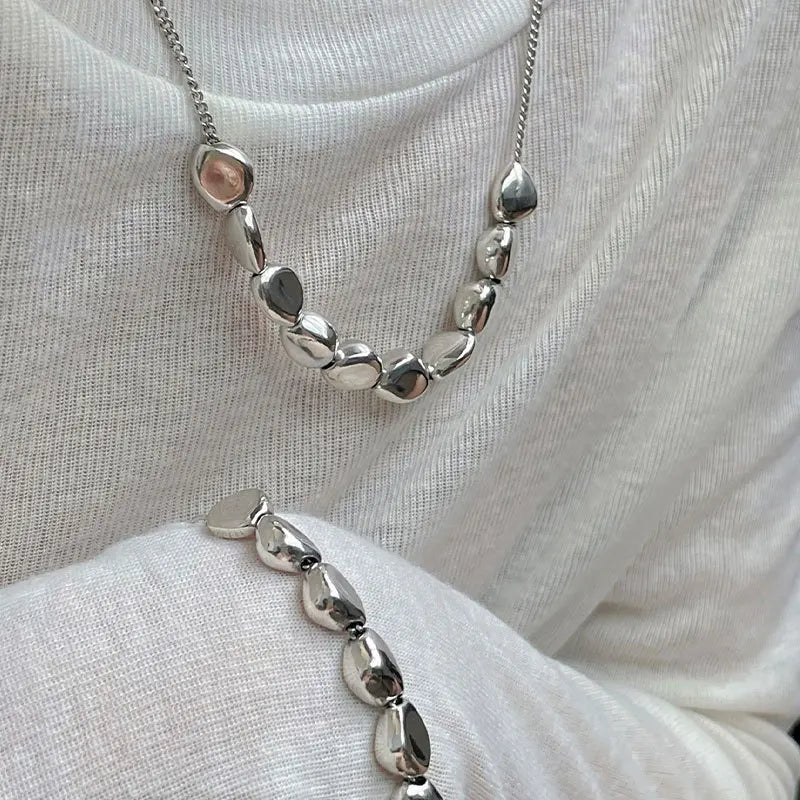 Ada Silver Necklace