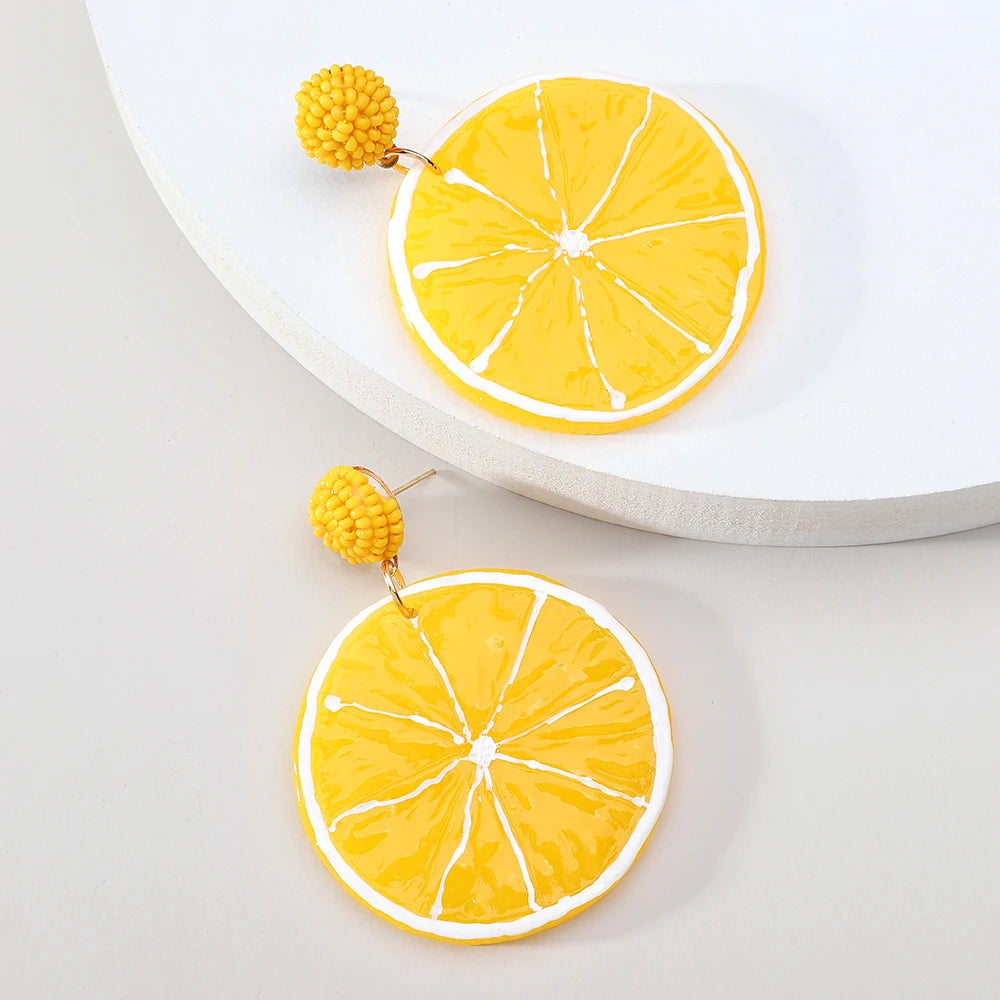 Fashion Acrylic Fruit Earring