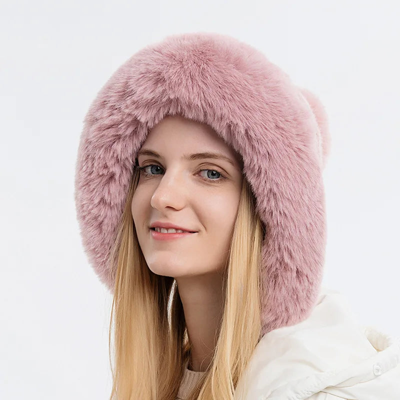 Multicolor Hooded Hat