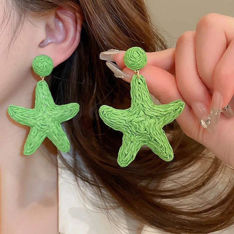 Starfish Drop Earrings