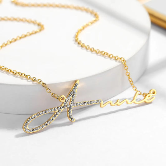 Personalized Name Necklace in Signature Style