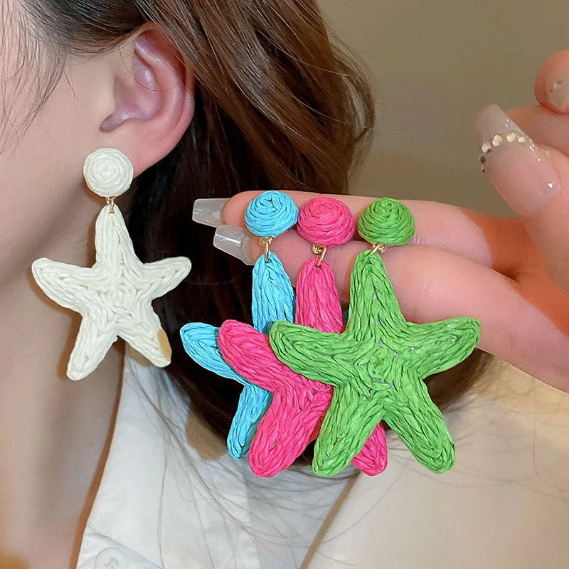 Starfish Drop Earrings