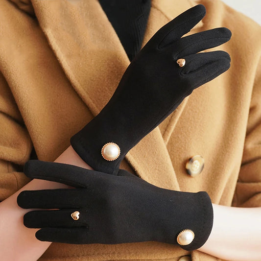 Elegant Retro Pearl Gloves