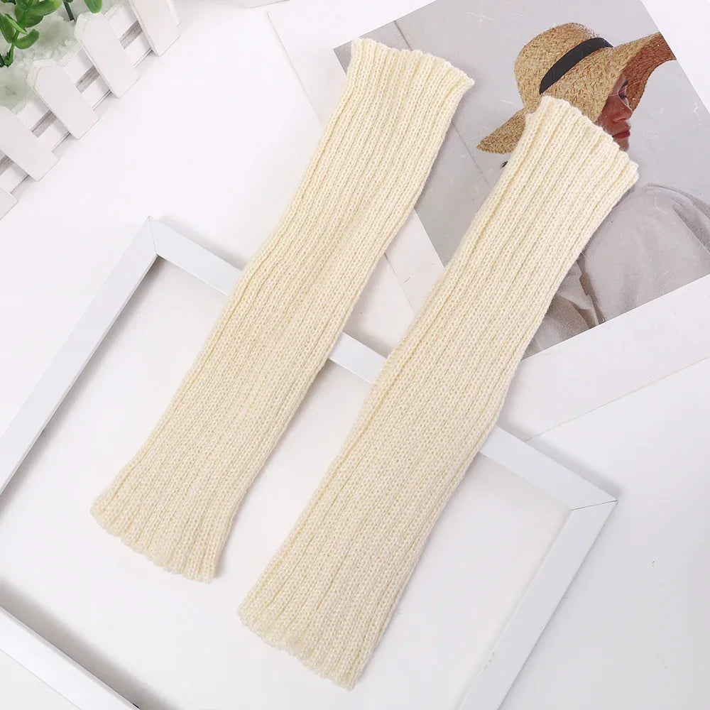 Long knitted Gloves