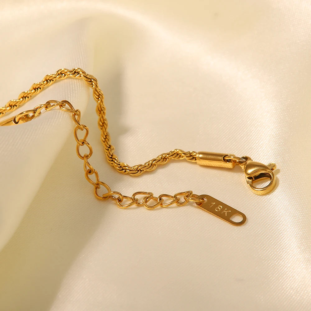 18K Gold Plated Oval Chain