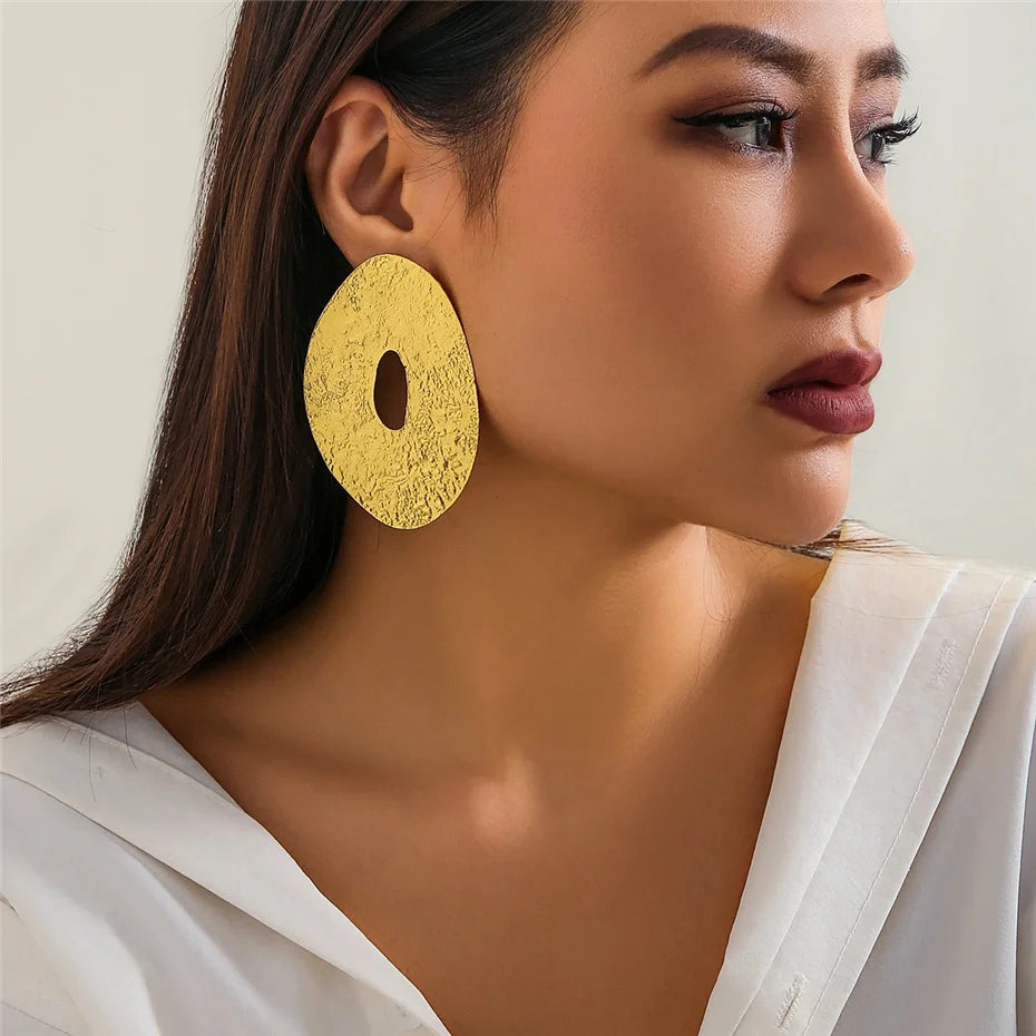 Nebraska Gold  Earring