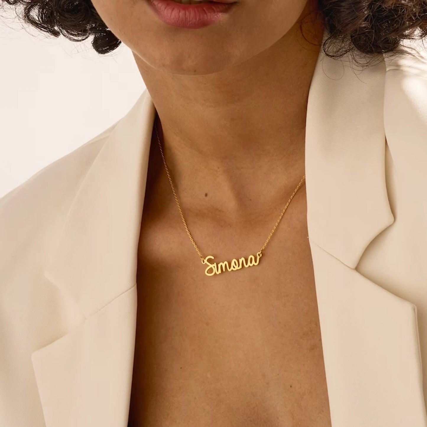 Custom Name Necklace Dainty Fashion Pendant