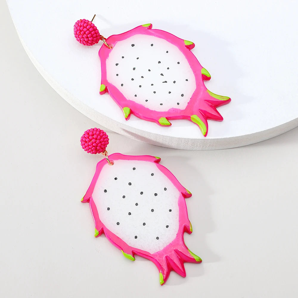 Fashion Acrylic Fruit Earring