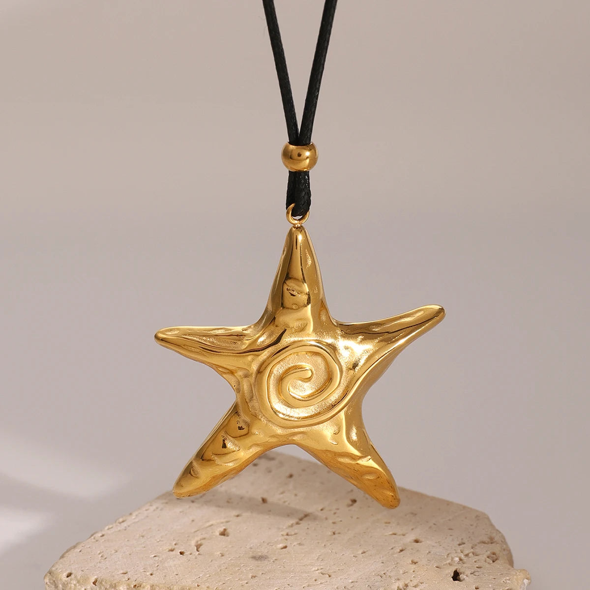 Gold Starfish Necklace