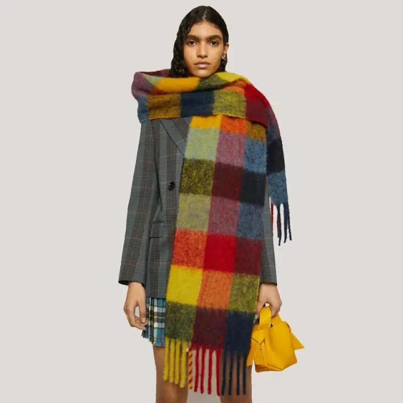 Multicolored Cashmere Scarf