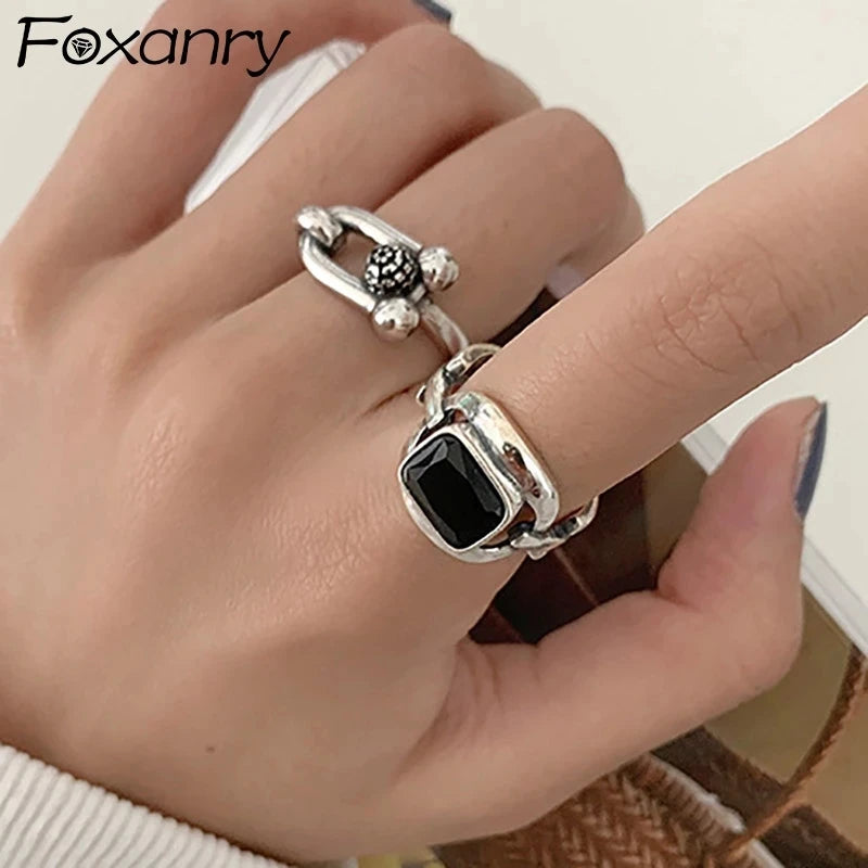 Ring Set Hiphop Rock Rings