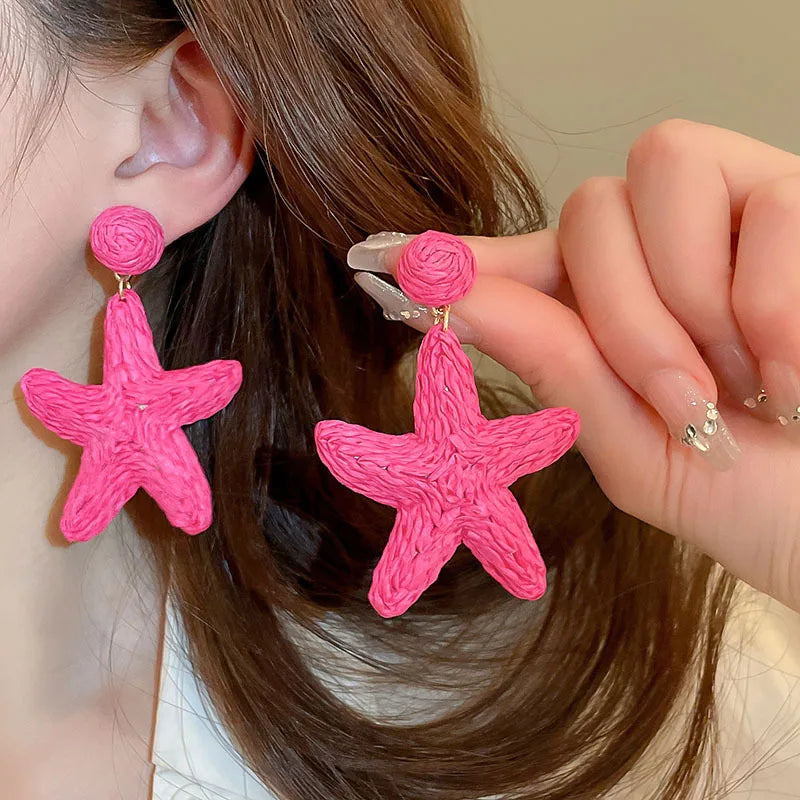 Starfish Drop Earrings