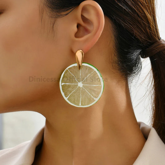 Fashion Acrylic Fruit Earring