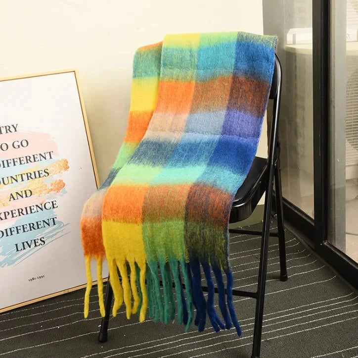 Multicolored Cashmere Scarf