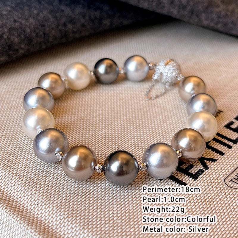 Luana Silver Bead Bracelet